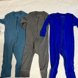 Primary Organic Zip Rompers
